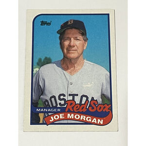 Joe Morgan 1989 Topps Boston Red Sox 714 Team Checklist